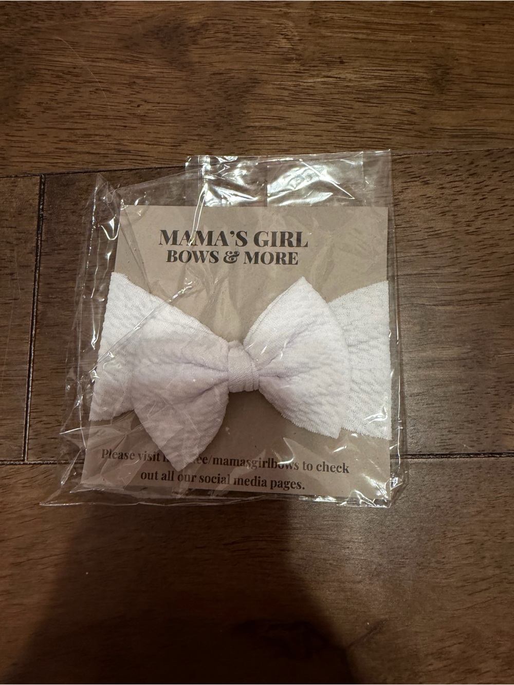 Baby girl preemie bow